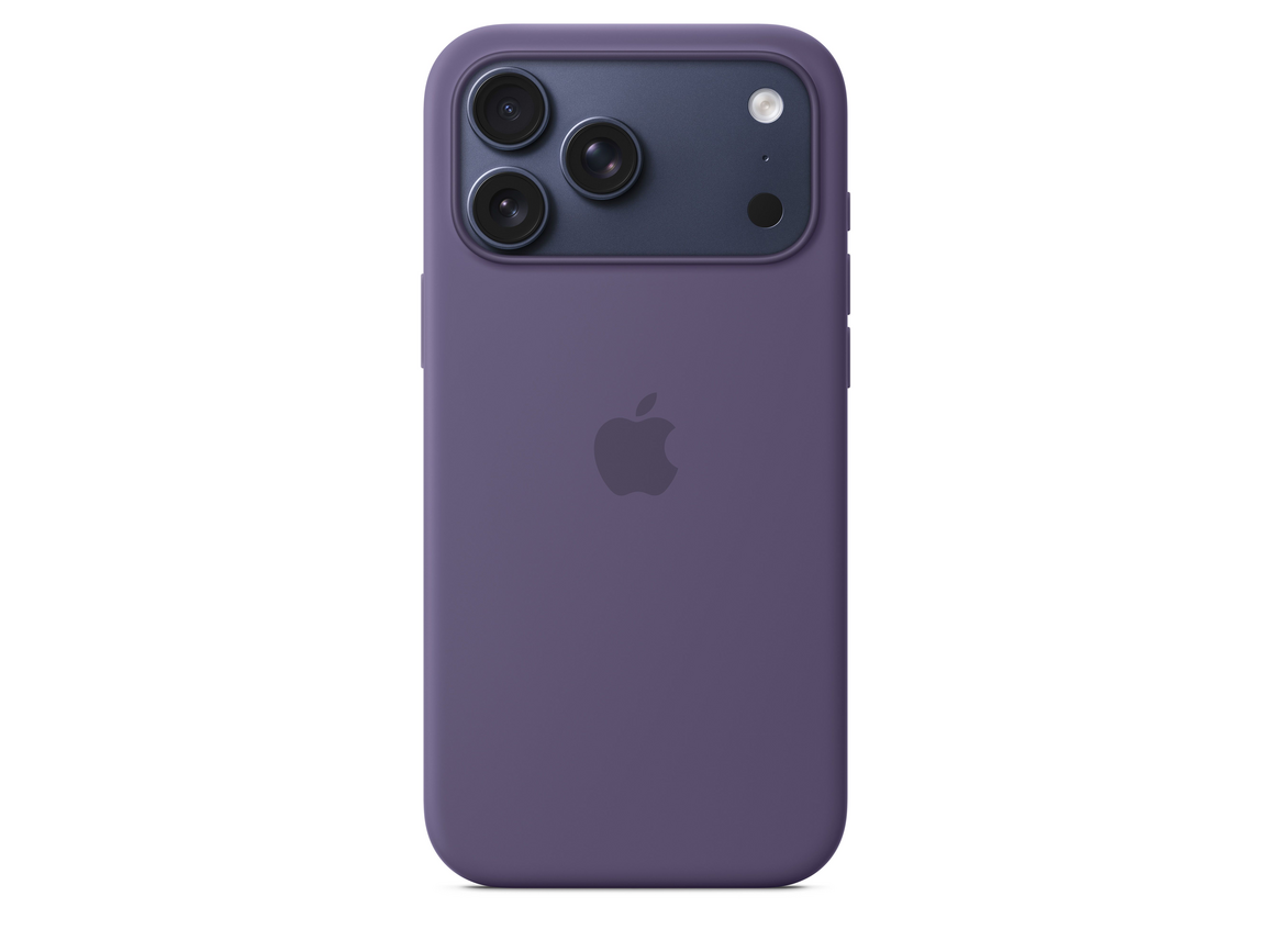 iPhone 17 Pro Max Silikon Case mit MagSafe - Nebelviolett