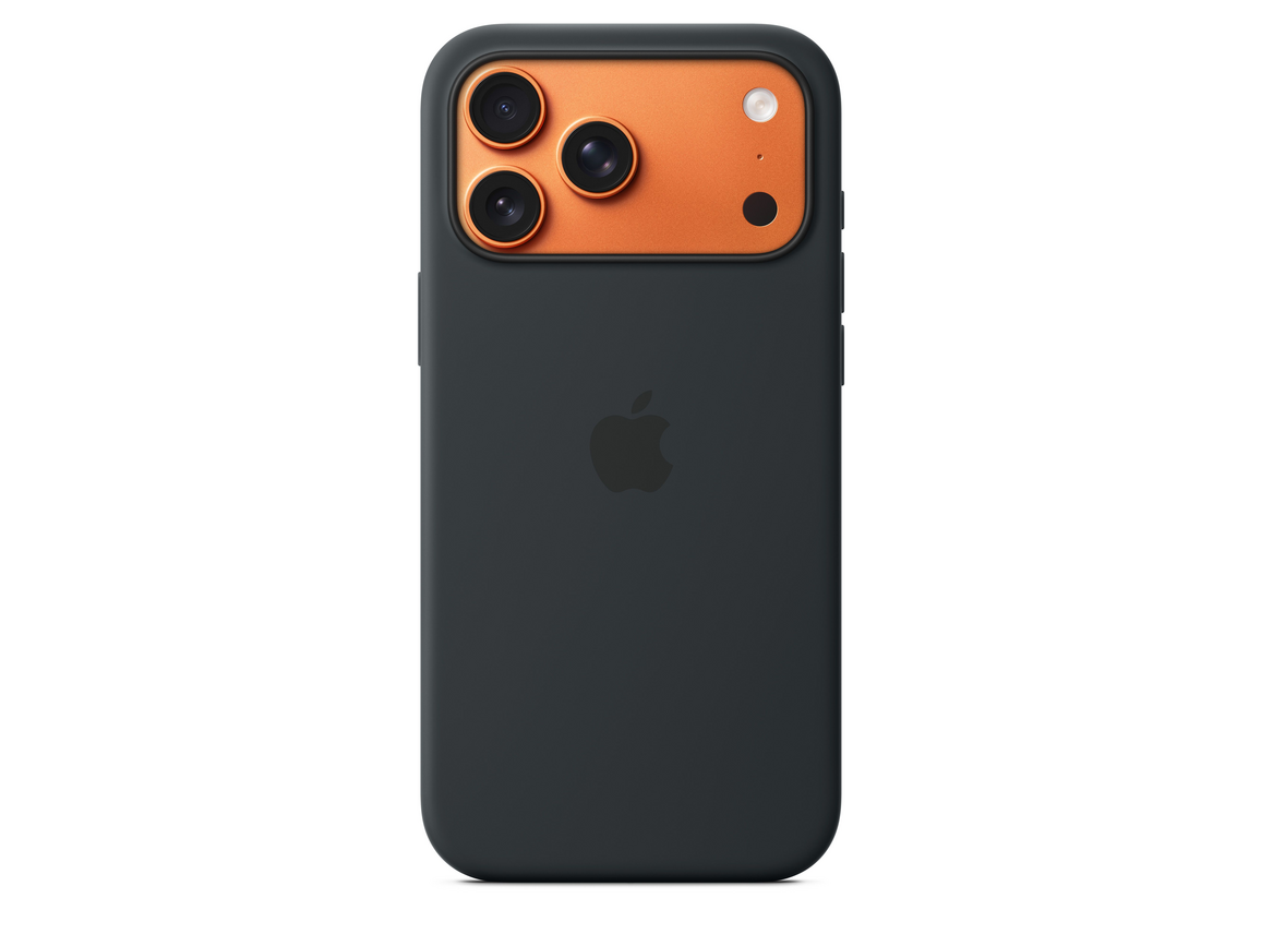 iPhone 17 Pro Max Silikon Case mit MagSafe - Schwarz