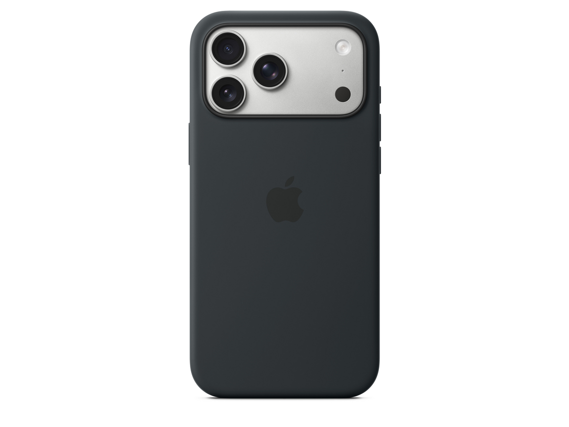iPhone 17 Pro Max Silikon Case mit MagSafe - Schwarz