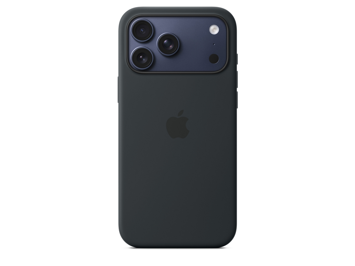 iPhone 17 Pro Max Silikon Case mit MagSafe - Schwarz