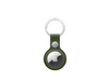 AirTag Feingewebe Schlüsselanhänger – Moosgrün