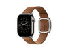 42 mm Armband mit Moderner Schließe Karamell - Small