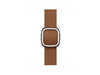 42 mm Armband mit Moderner Schließe Karamell - Large