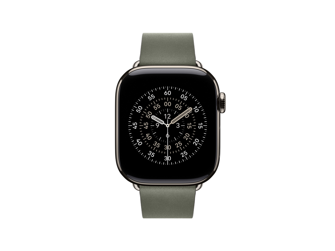 42 mm Armband mit Moderner Schließee Silbergrau - Medium