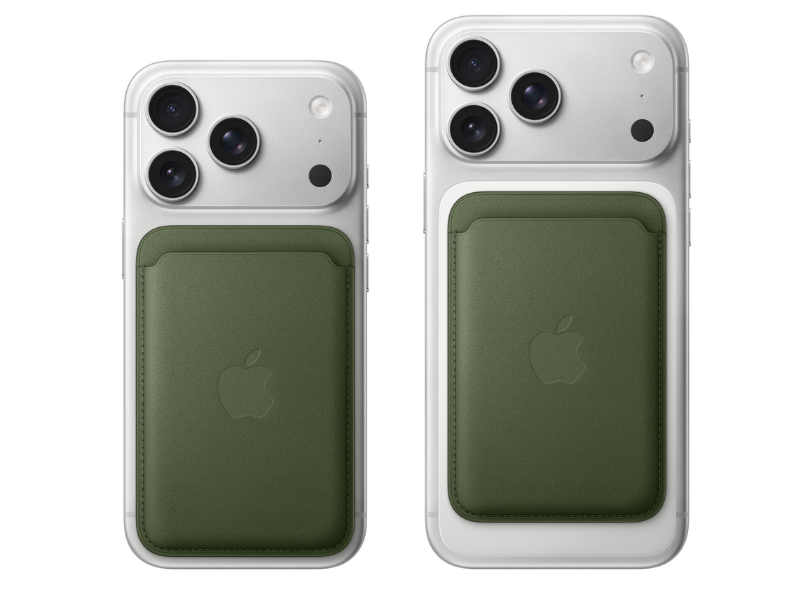 iPhone Feingewebe Wallet mit MagSafe – Fuchsrot