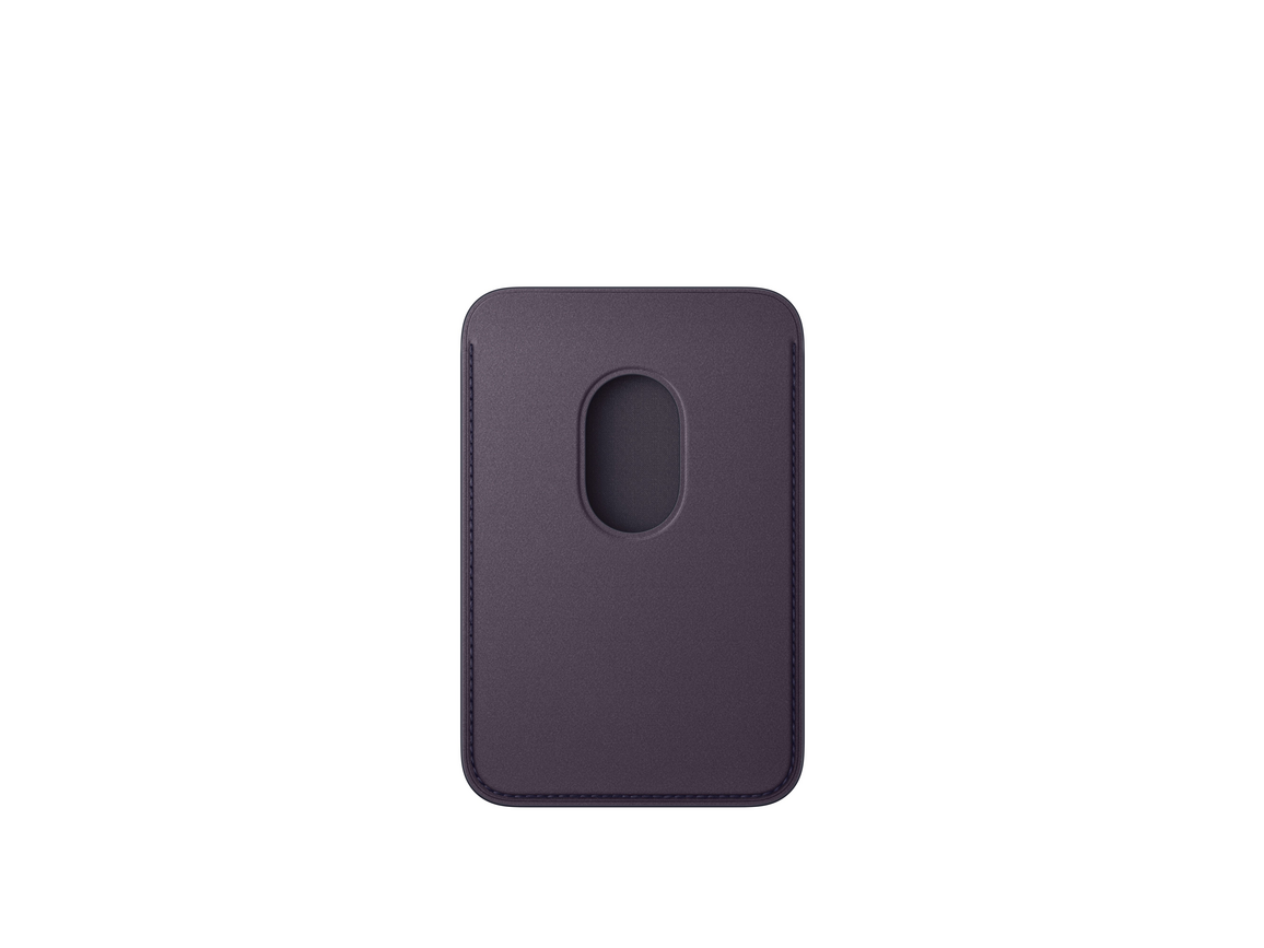 iPhone Feingewebe Wallet mit MagSafe – Mitternachtsviolett
