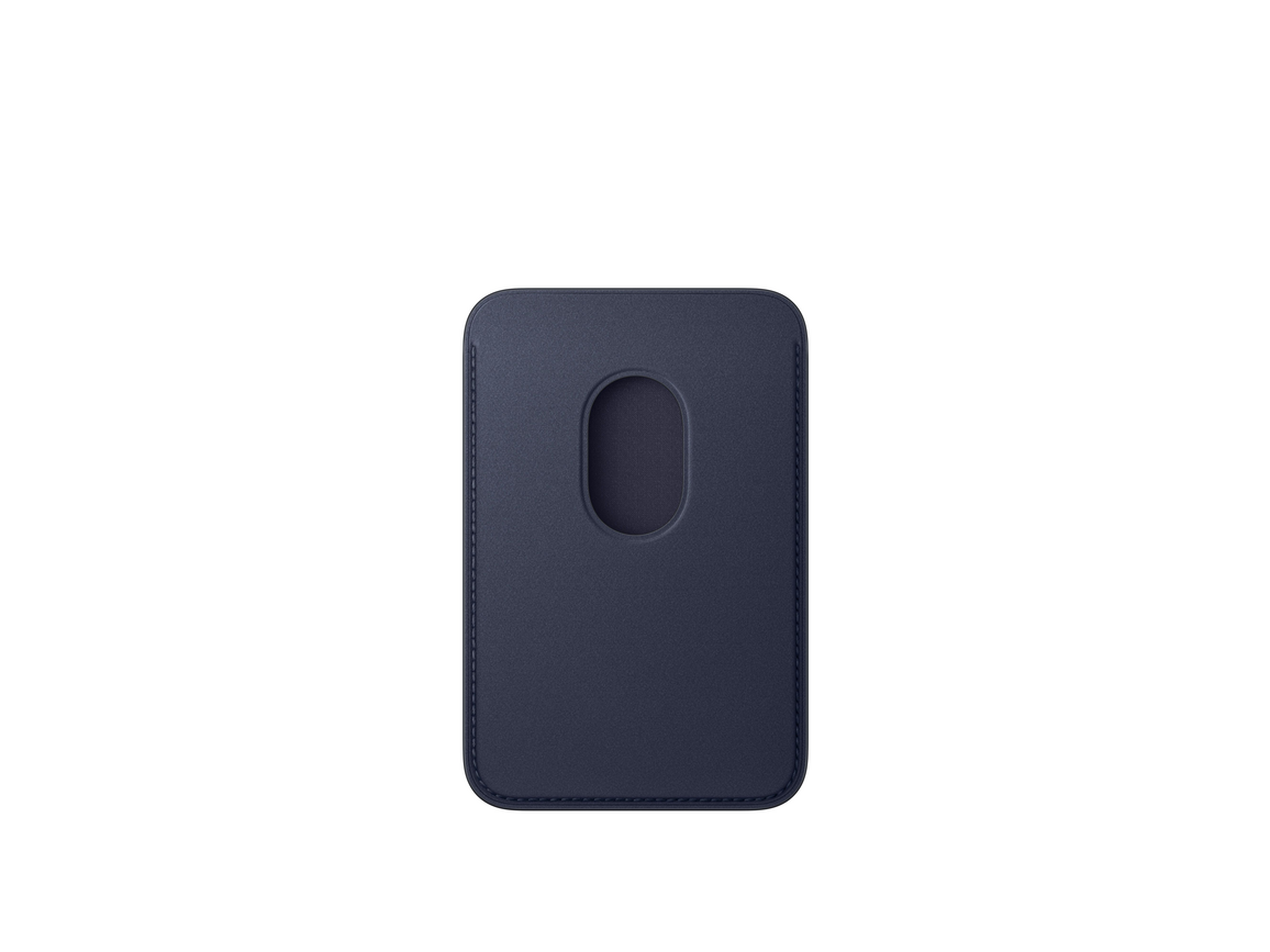 iPhone Feingewebe Wallet mit MagSafe – Navy