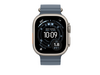 49 mm Ocean Armband Maritimblau - Titan Natur