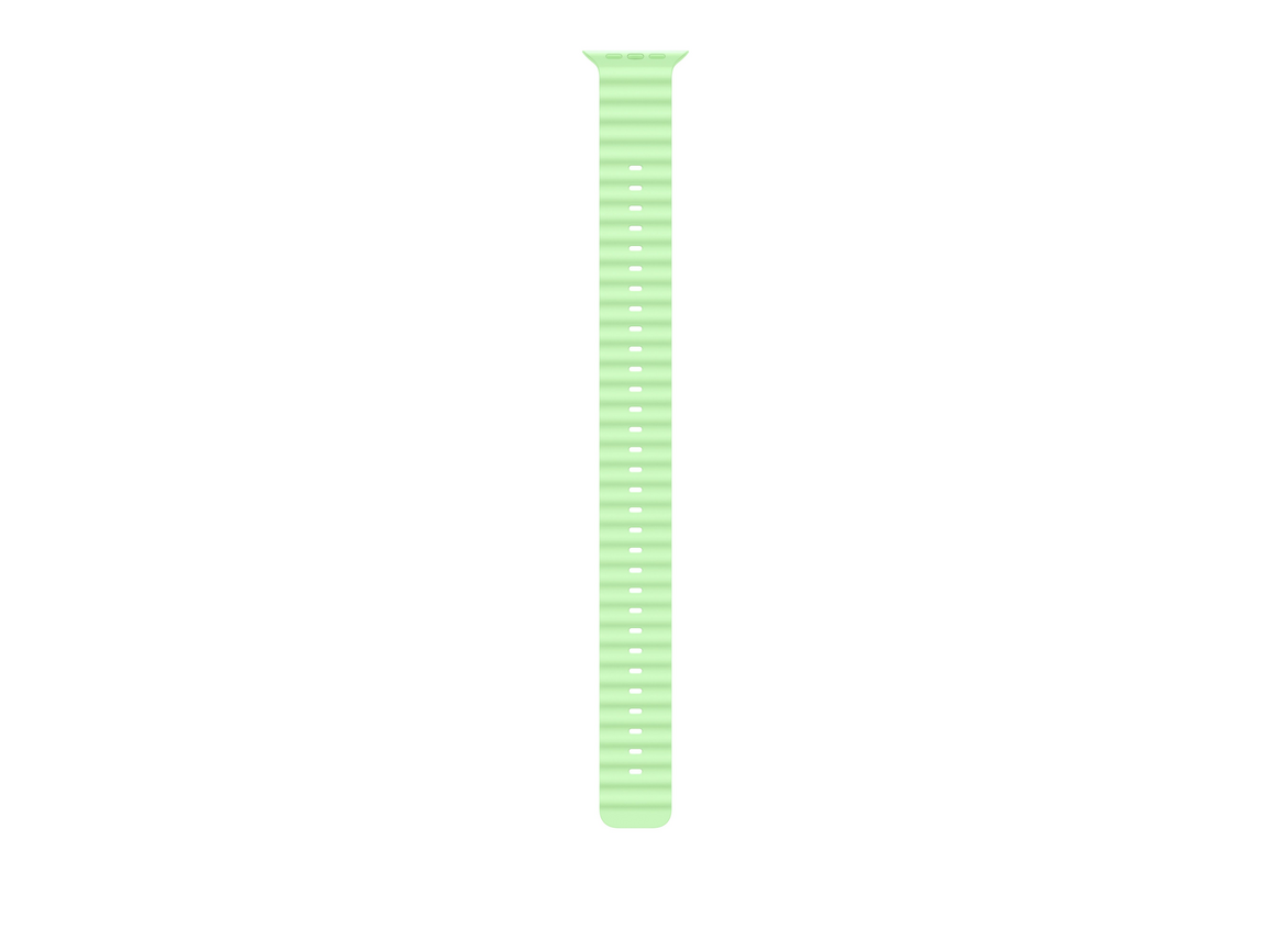 Verlängerung für 49 mm Ocean Armband Neongrün - Titan Natur