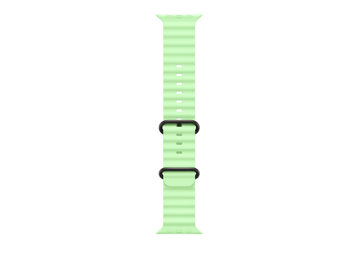 49 mm Ocean Armband Neongrün - Titan Schwarz