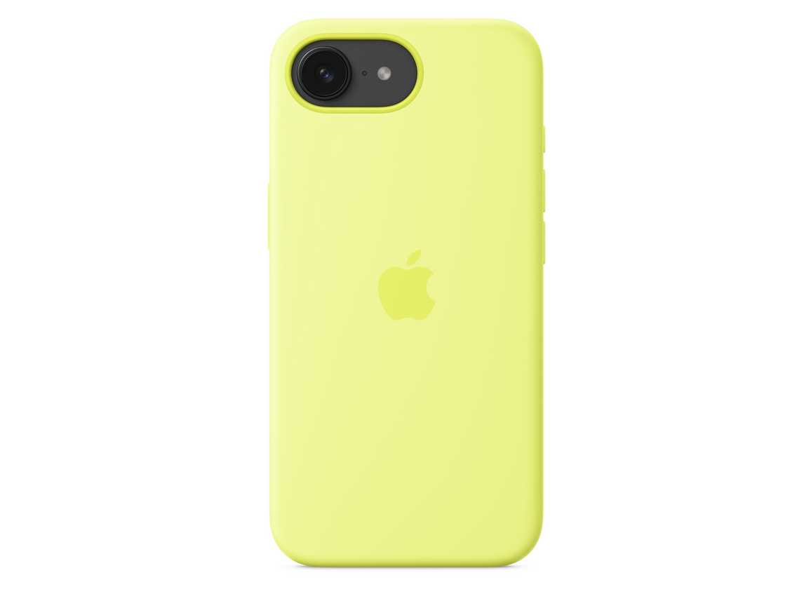 iPhone 16e Silikon Case – Neongelb
