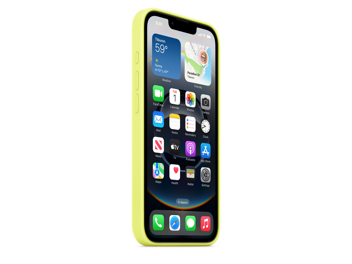 iPhone 16e Silikon Case – Neongelb