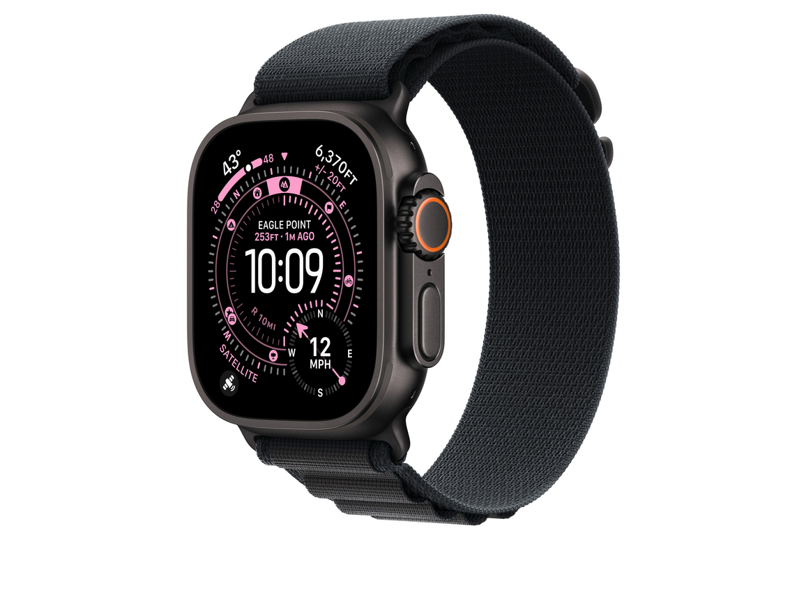 49 mm Alpine Loop Schwarz - Medium - Titan Schwarz