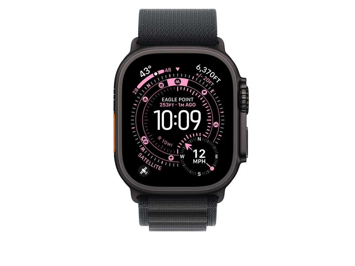 49 mm Alpine Loop Schwarz - Medium - Titan Schwarz