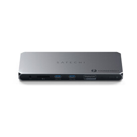 Satechi Thunderbolt 4 Docking Station mit Display Link, silber