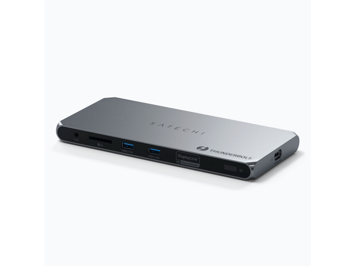 Satechi Thunderbolt 4 Docking Station mit Display Link, silber