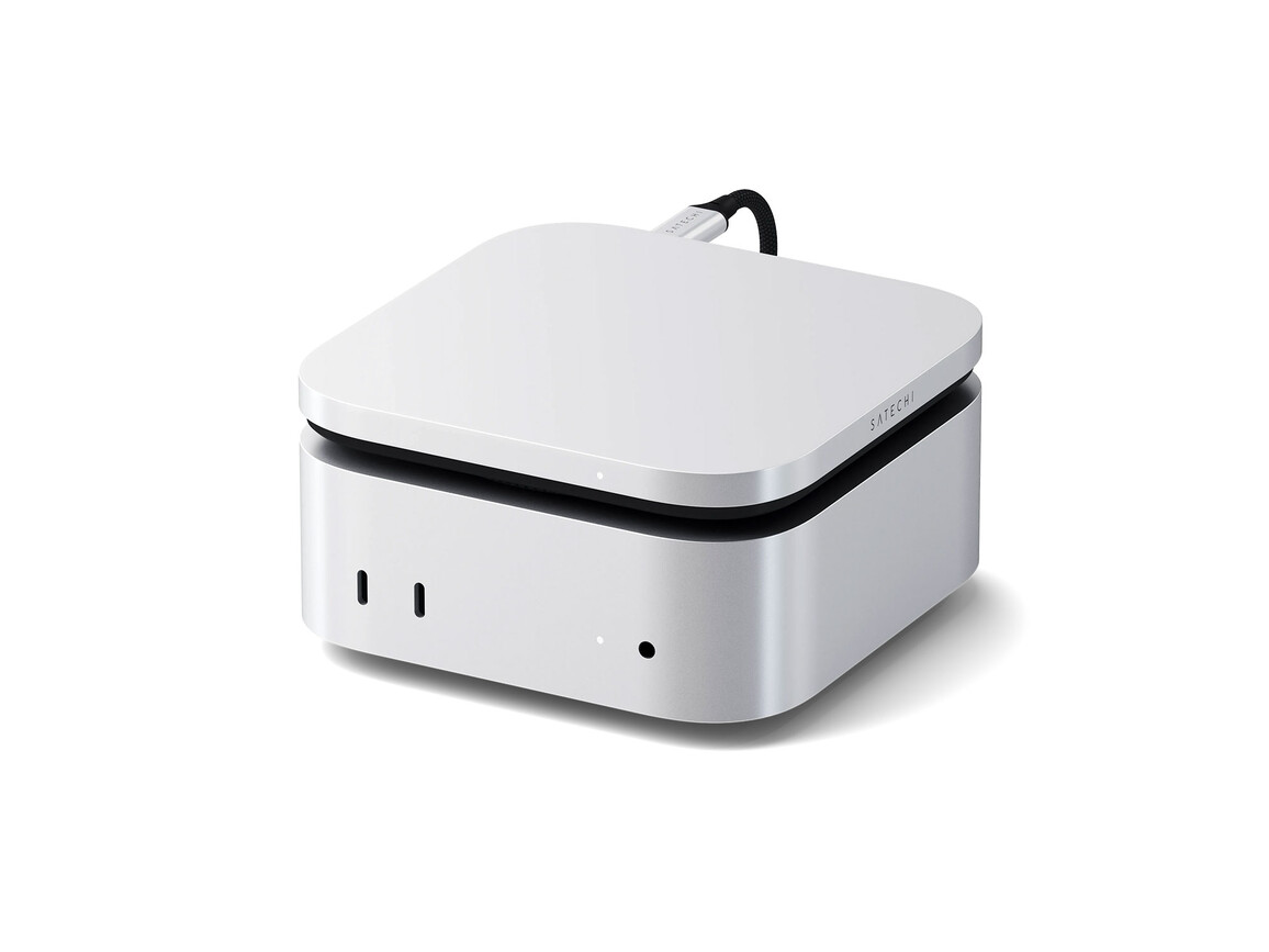 Satechi USB4 Slim NVMe SSD-Gehäuse, silber