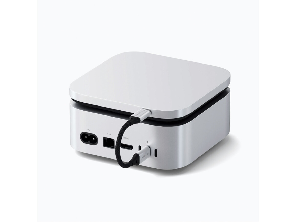 Satechi USB4 Slim NVMe SSD-Gehäuse, silber