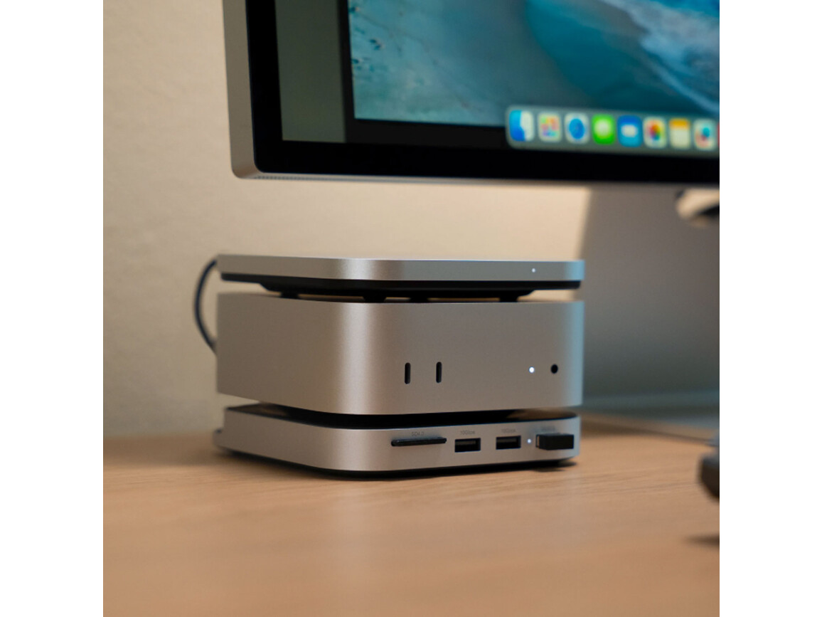 Satechi USB4 Slim NVMe SSD-Gehäuse, silber