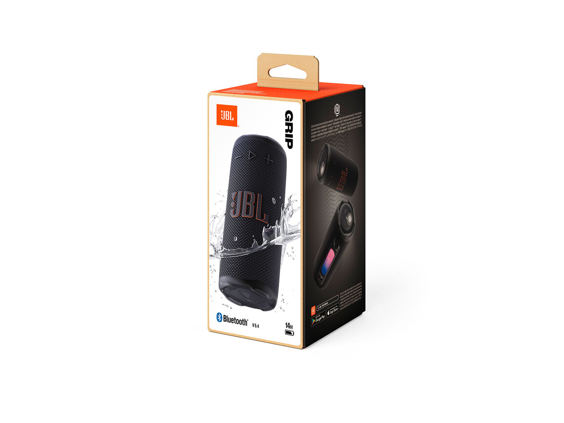 JBL Grip, kompakter Bluetooth-Lautsprecher, schwarz