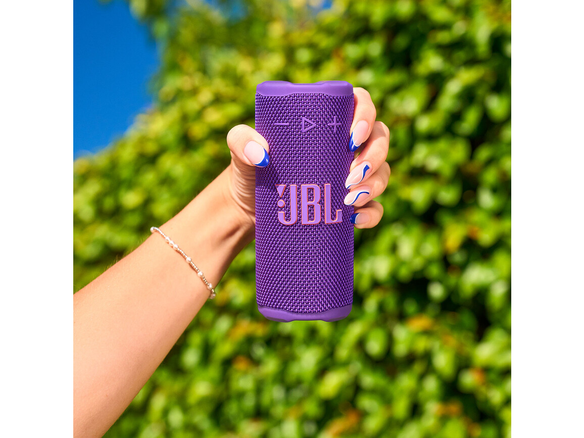 JBL Grip, kompakter Bluetooth-Lautsprecher, lila