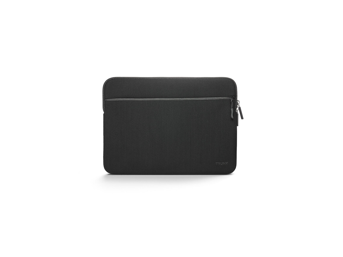 Trunk Textile Neopren Sleeve gerippt für MacBook Air/MacBook Pro 15" mit Tasche, schwarz