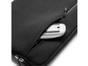 Trunk Textile Neopren Sleeve gerippt für MacBook Air/MacBook Pro 15" mit Tasche, schwarz