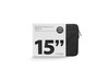 Trunk Textile Neopren Sleeve gerippt für MacBook Air/MacBook Pro 15" mit Tasche, schwarz