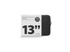 Trunk Textile Neopren Sleeve gerippt für MacBook Air/MacBook Pro 13" mit Tasche, schwarz