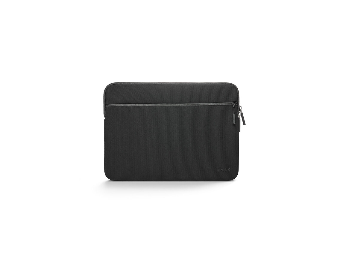 Trunk Textile Neopren Sleeve gerippt für MackBook Air/MacBook Pro 14" mit Tasche, schwarz