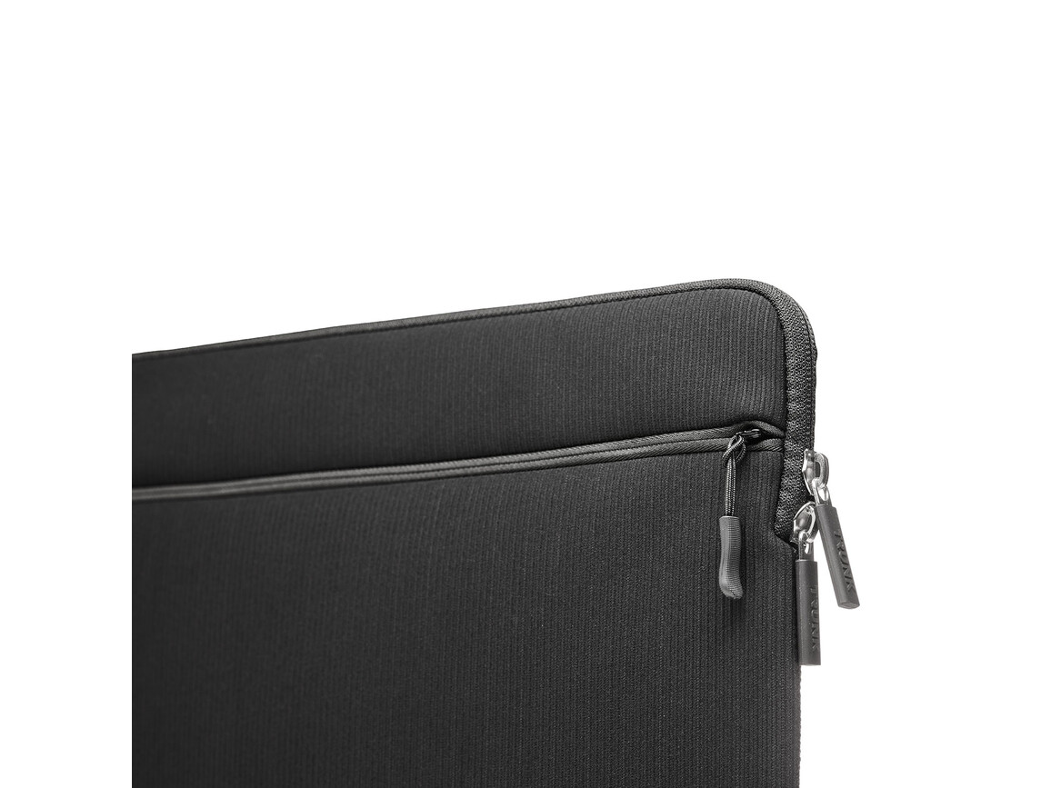 Trunk Textile Neopren Sleeve gerippt für MackBook Air/MacBook Pro 14" mit Tasche, schwarz