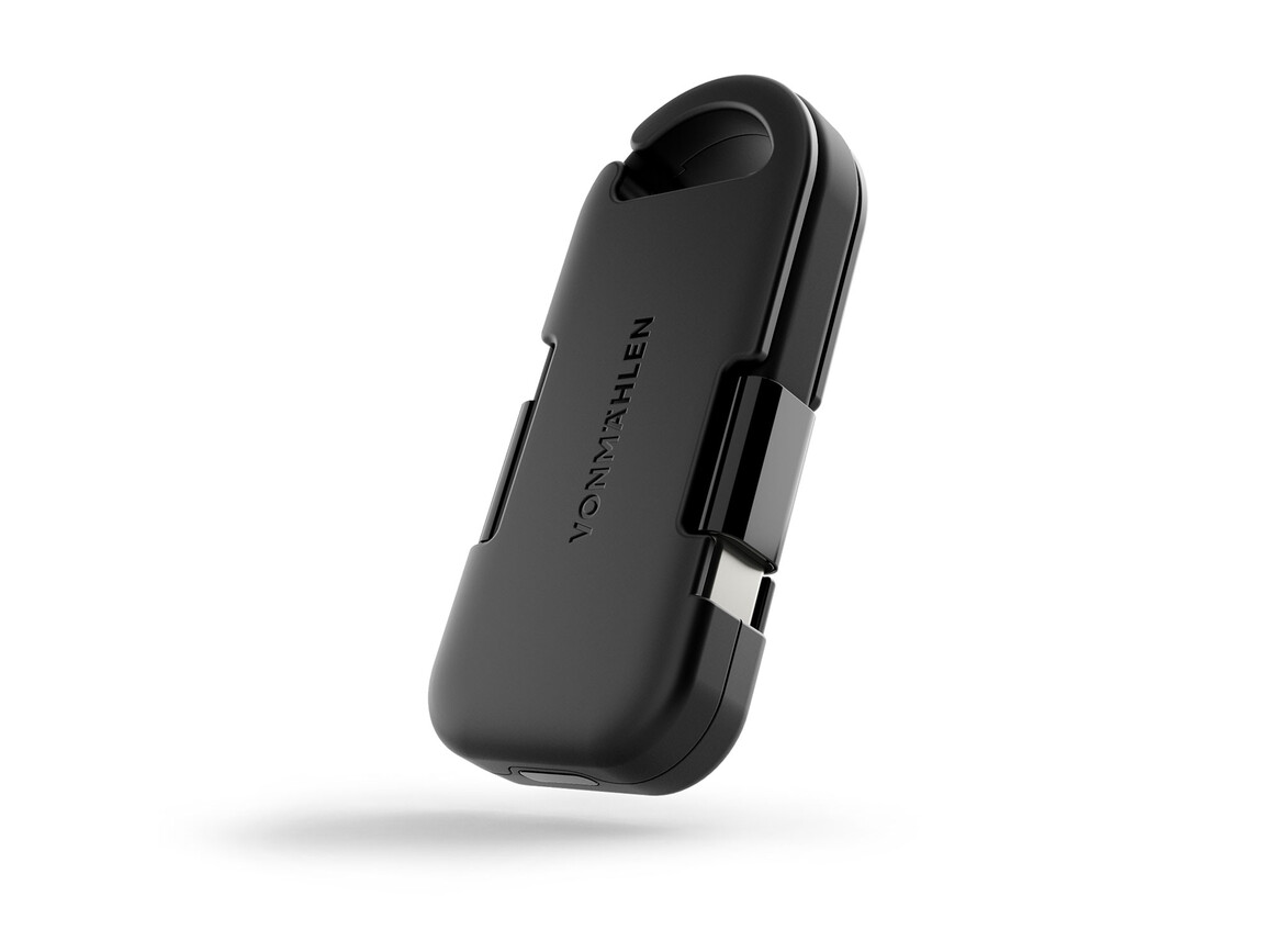 Vonmählen Evergreen Go kompakte Powerbank, 1.000 mAh, schwarz