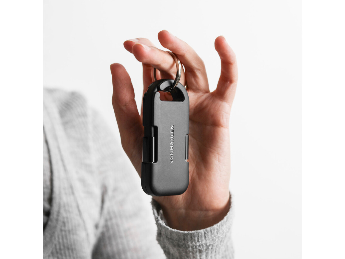 Vonmählen Evergreen Go kompakte Powerbank, 1.000 mAh, schwarz