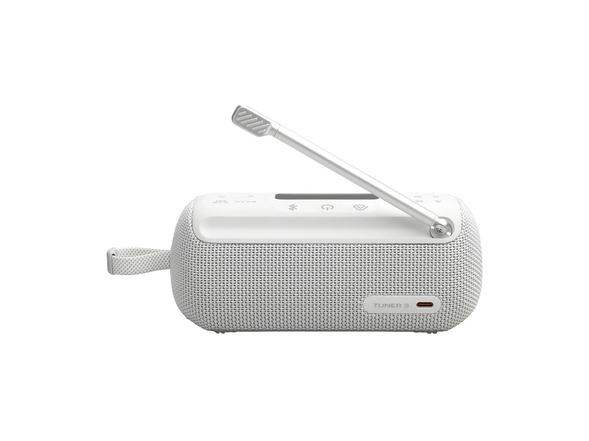 JBL Tuner 3, Bluetooth-Lautsprecher mit Radio, weiss