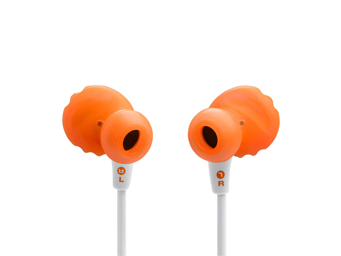 JBL Endurance RUN 3C, In-Ear-Sport-Kopfhörer mit Kabel, weiss