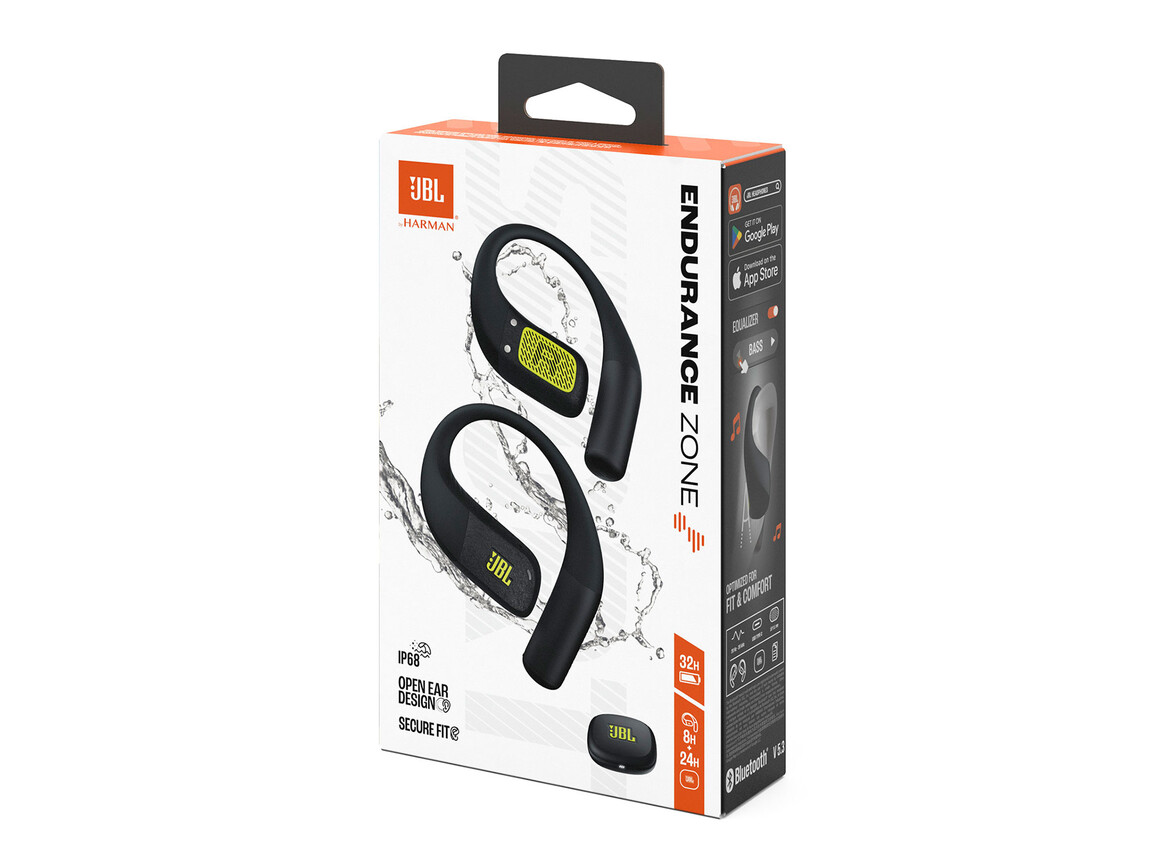 JBL Endurance Zone, Open-Ear-Sport-Kopfhörer, schwarz-gelb