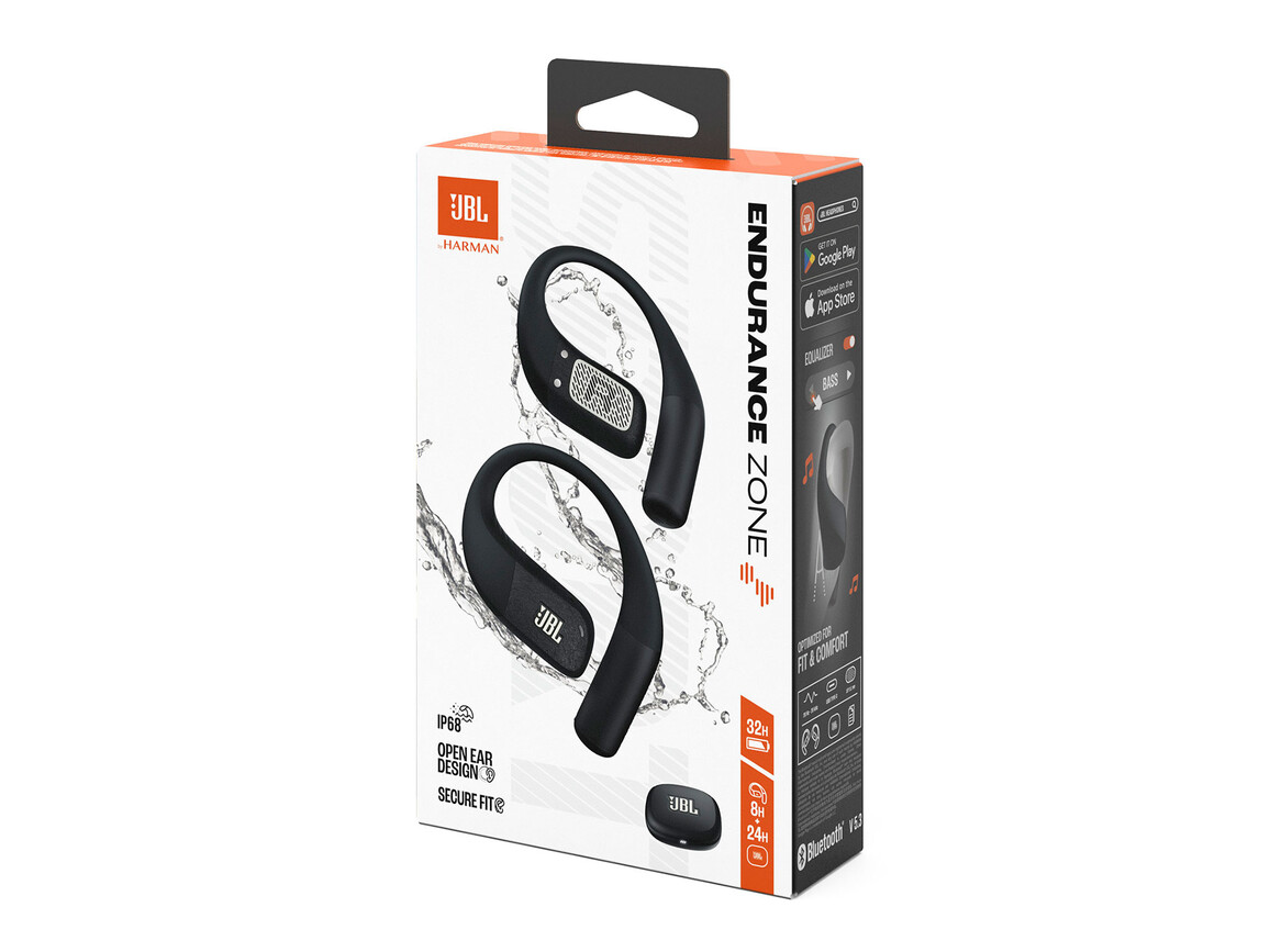 JBL Endurance Zone, Open-Ear-Sport-Kopfhörer, schwarz-weiss