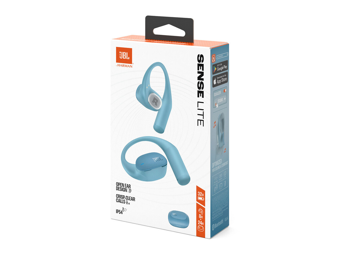 JBL Sense Lite, kabelloser Open-Ear-Kopfhörer, blau