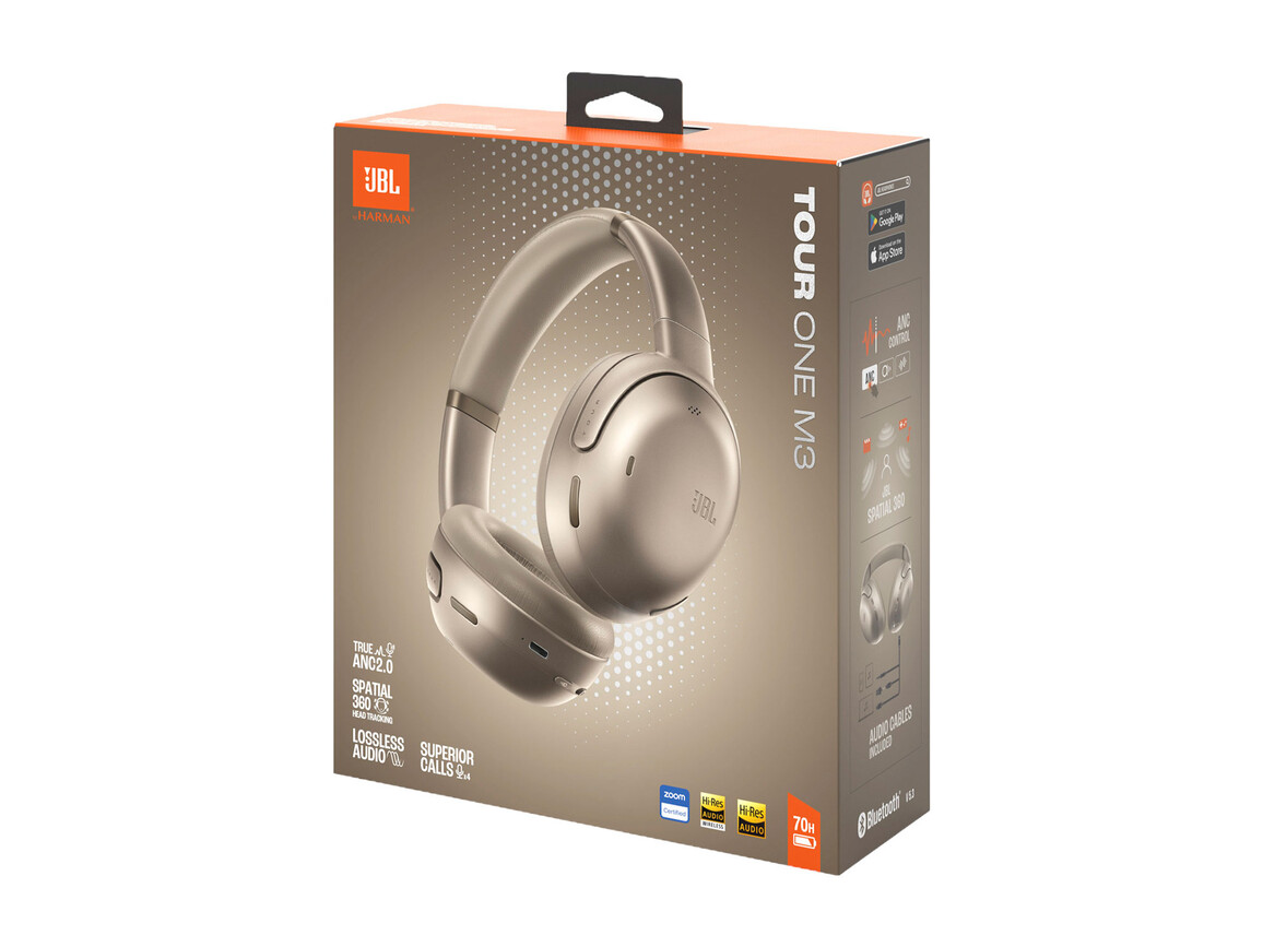 JBL Tour One M3 Over-Ear Kopfhörer, champagner JBL Tour One M3 Over-Ear Kopfhörer, champagner