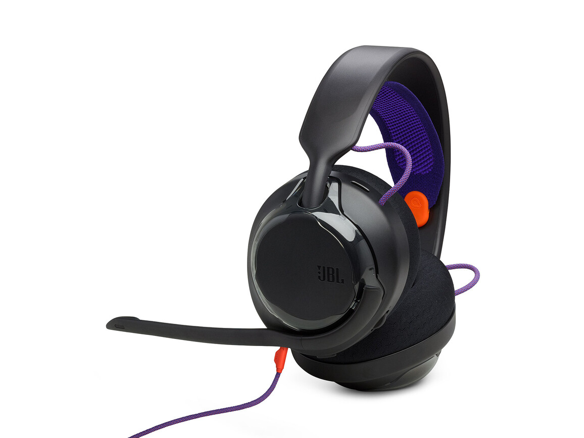 JBL Quantum 250, Kabelgebundenes Over-Ear-Gaming-Headset, schwarz