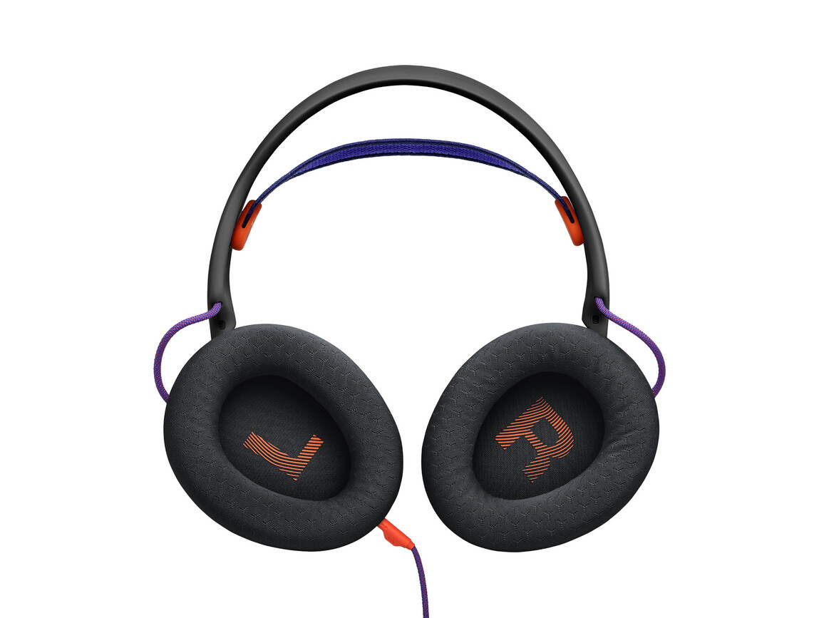 JBL Quantum 250, Kabelgebundenes Over-Ear-Gaming-Headset, schwarz