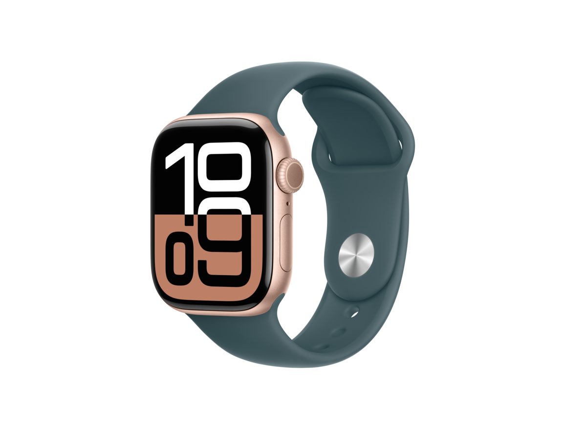 Apple Watch 42mm Sportarmband, seegrün - M/L