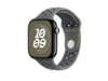 Apple Watch 46mm Nike Sportarmband, cargo khaki - S/M