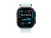 Apple Watch 49mm Verlängerung Ocean-Armband, kristallblau - Gehäusefarbe schwarz