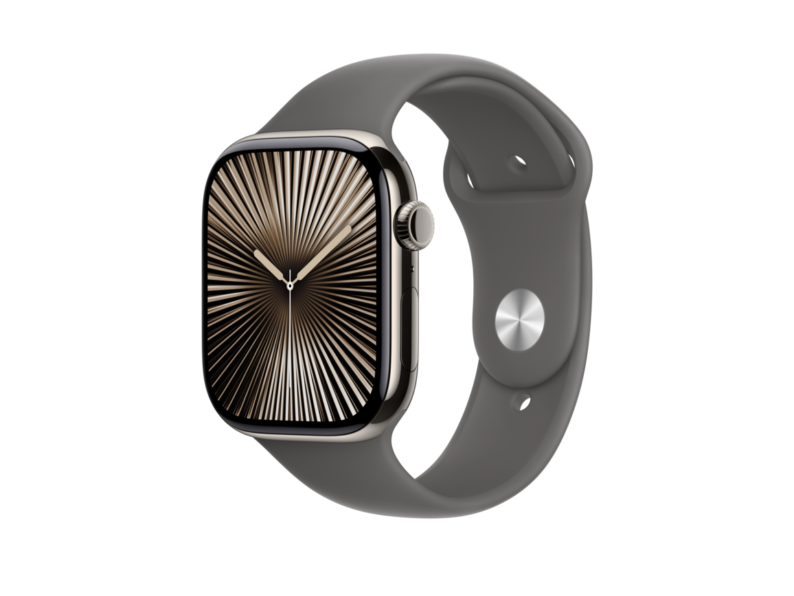 Apple Watch 46mm Sportarmband, steingrau - S/M