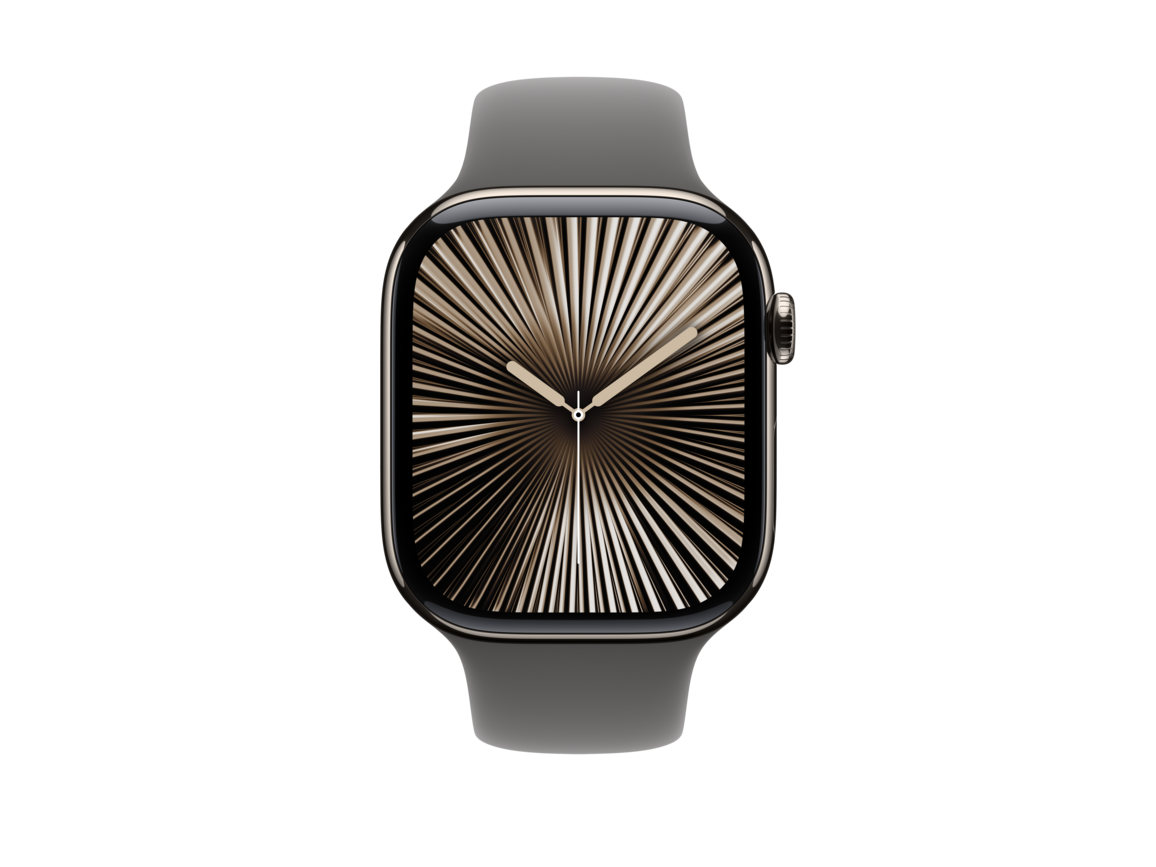 Apple Watch 46mm Sportarmband, steingrau - S/M