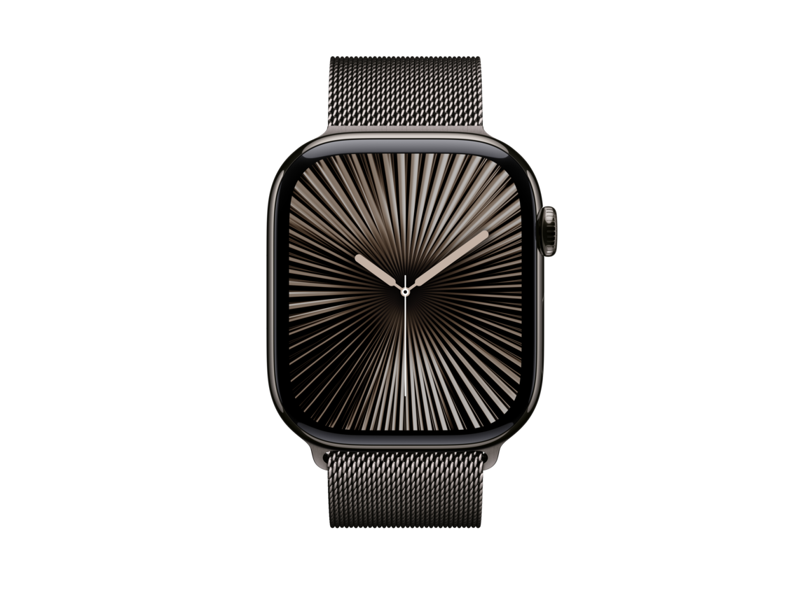 Apple Watch 46mm Milanaise-Armband, schiefer - M/L