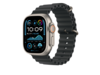 Apple Watch 49mm Verlängerung Ocean-Armband, schwarz - Gehäusefarbe natur
