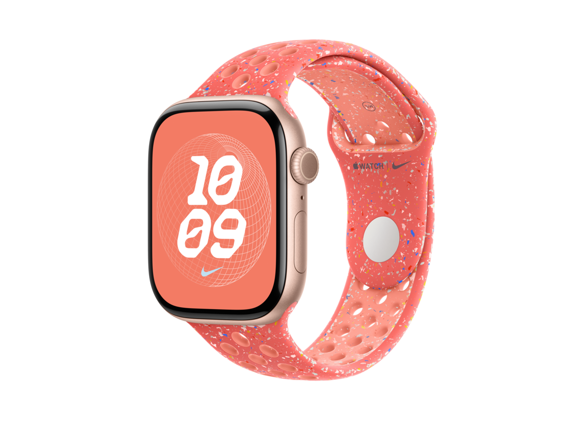 Apple Watch 46mm Nike Sportarmband, magic ember - M/L