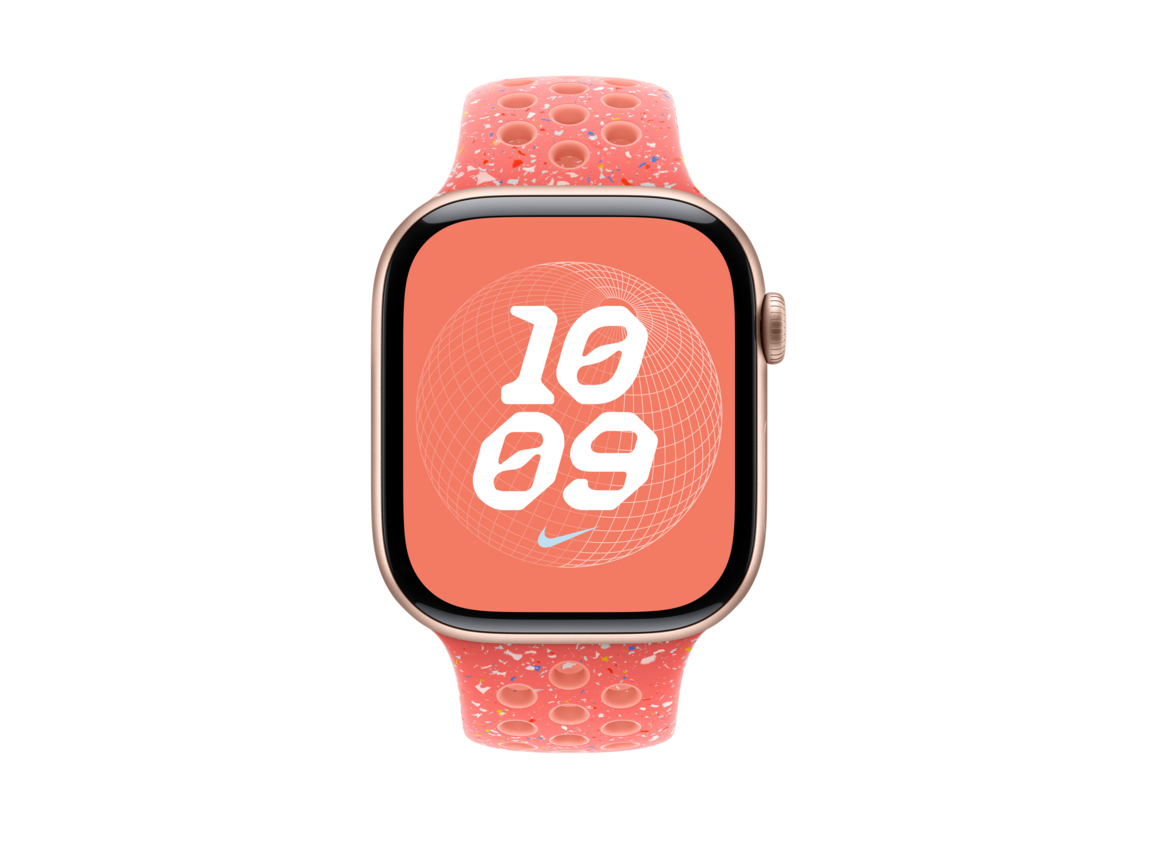 Apple Watch 46mm Nike Sportarmband, magic ember - M/L